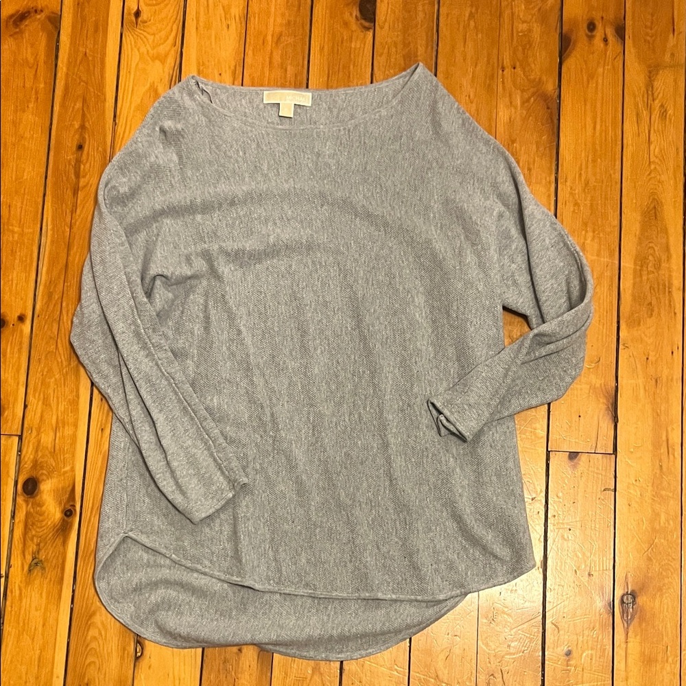 Michael Kors Heather Gray Knit Top